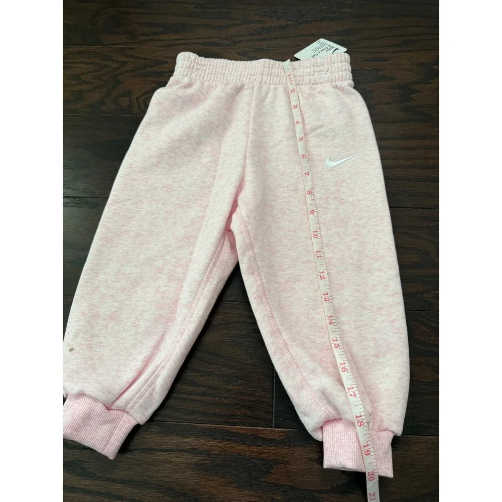 Nike Toddler 2-Piece Sweatshirt and Joggers Set Pink Foam Heather 3T 26M188-AAR